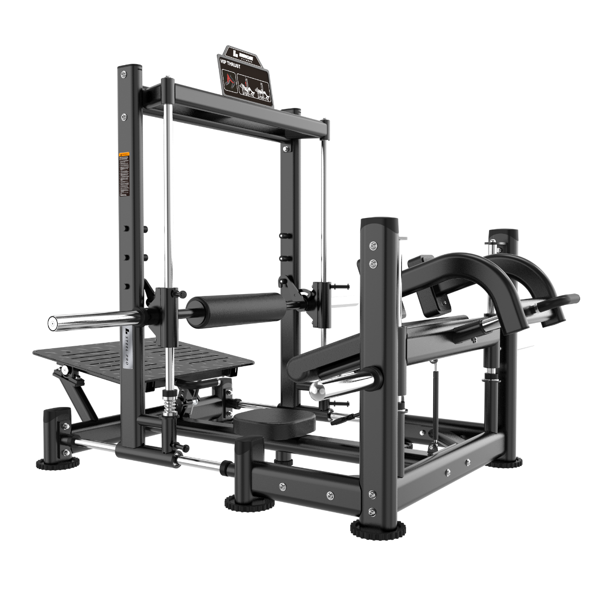 Binom Steel Pro BSP131 Carga de Disco 3D Smith Hip Thrust