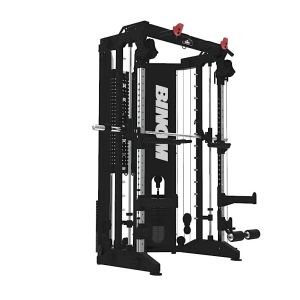 Binom Steel Force B17 Multigimnasio 90 Kg x 2 Multipower, Doble Polea, Fondos y Accesorios