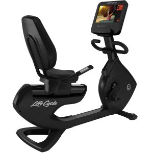 Life Fitness Platinum Discover SE3 HD Bicicleta Reclinada- Black Onyx