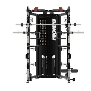 Binom Steel Force B15 Multigimnasio Plegable, Doble Polea, Power Rack, Multipower y accesorios